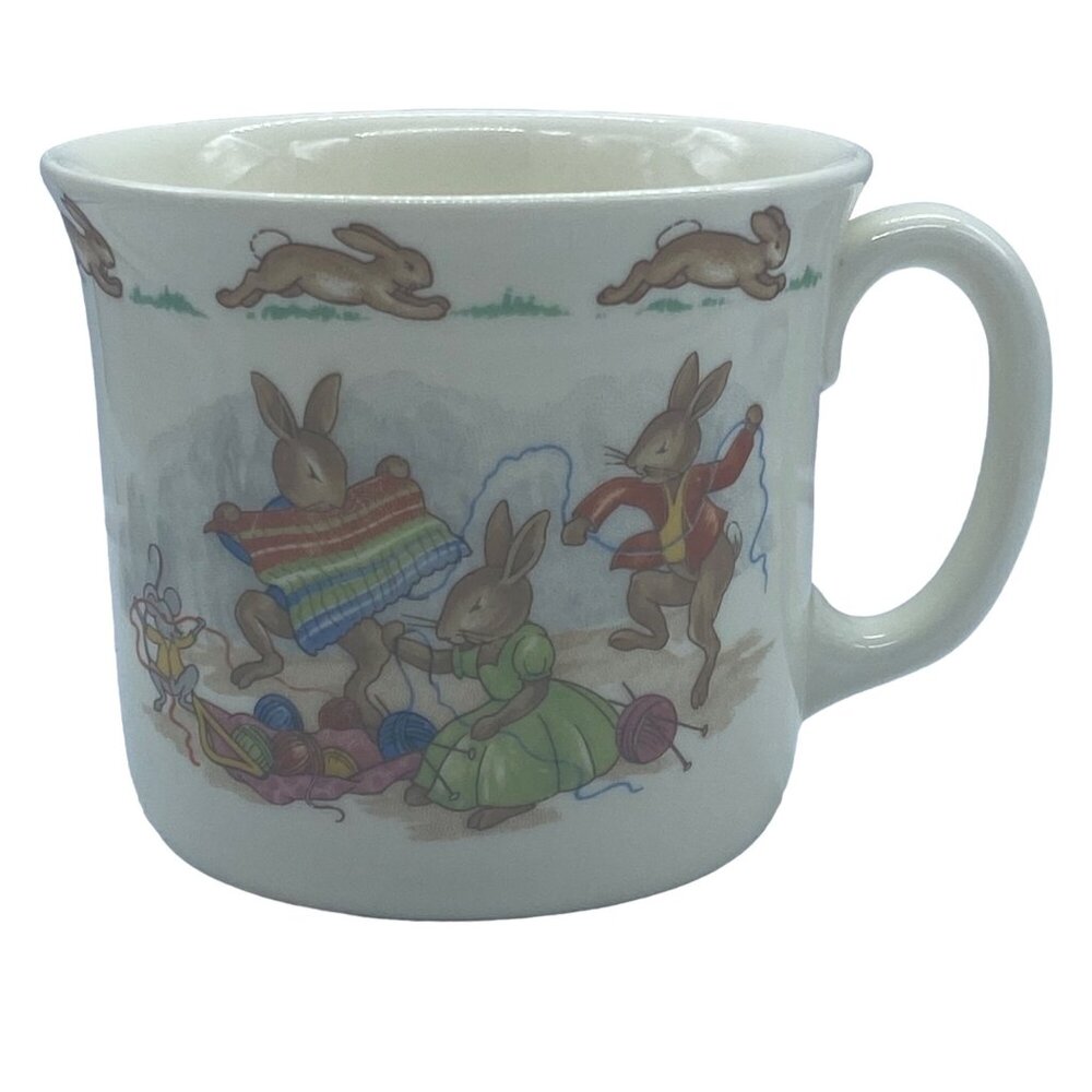 Vtg‎ 1936 Royal Doulton Bunnykins English Fine Bone China Child Cup Collectible